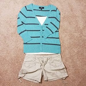Mossimo Striped Cardigan